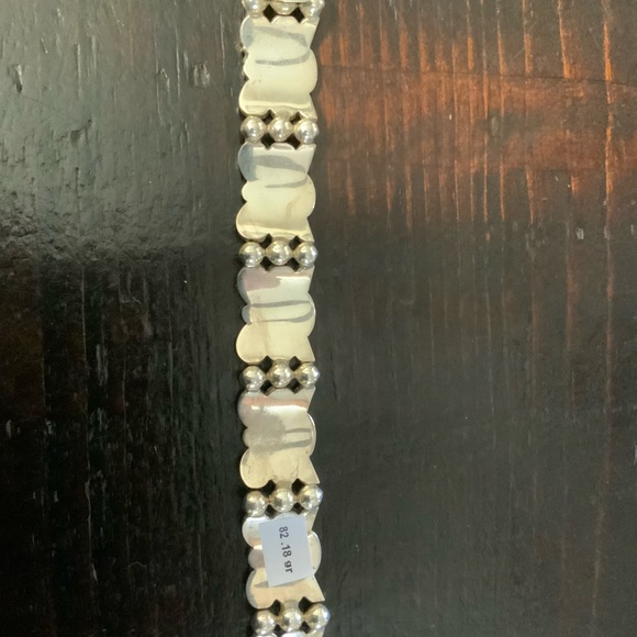Taxco Mexico Vintage 925 Sterling Silver Bracelet 7.25 - Picture 3 of 4